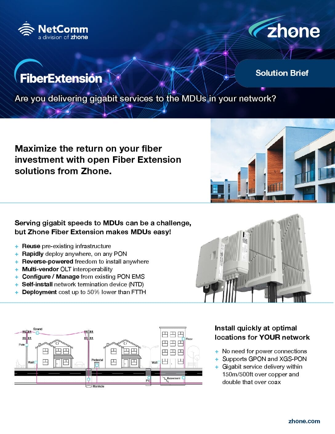 Data Sheets & Briefs - Zhone